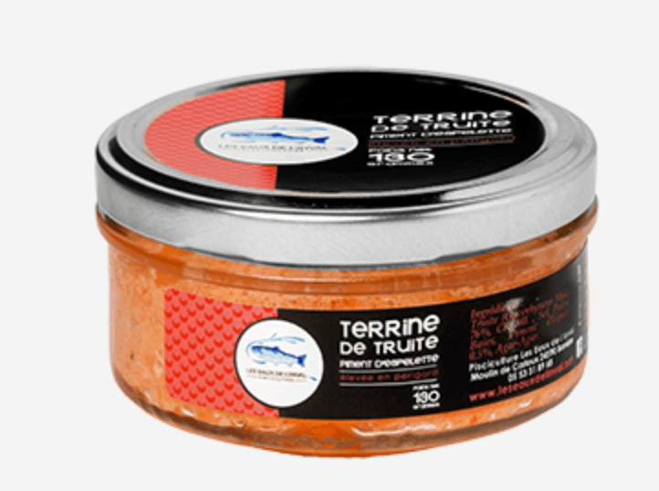 Terrine de truite au piment d'espelette 130 g