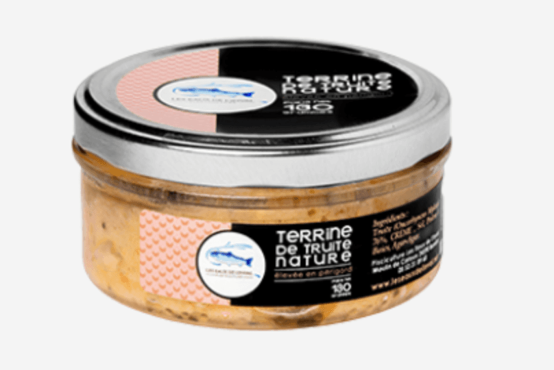 Terrine de truite nature 130 g
